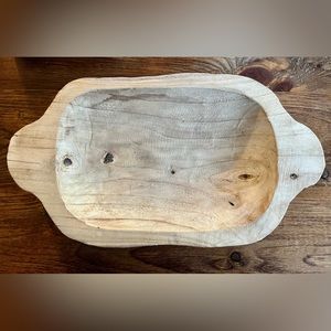 NEW Wooden dough bowl